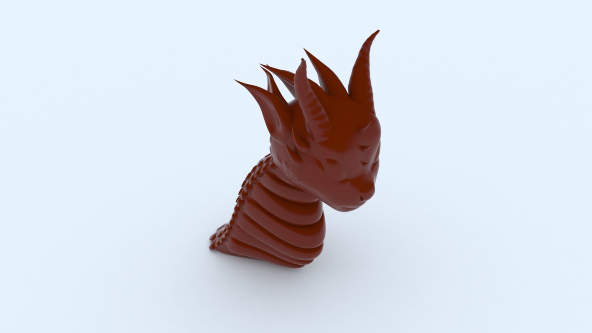 Dragon Head 3D print model_7