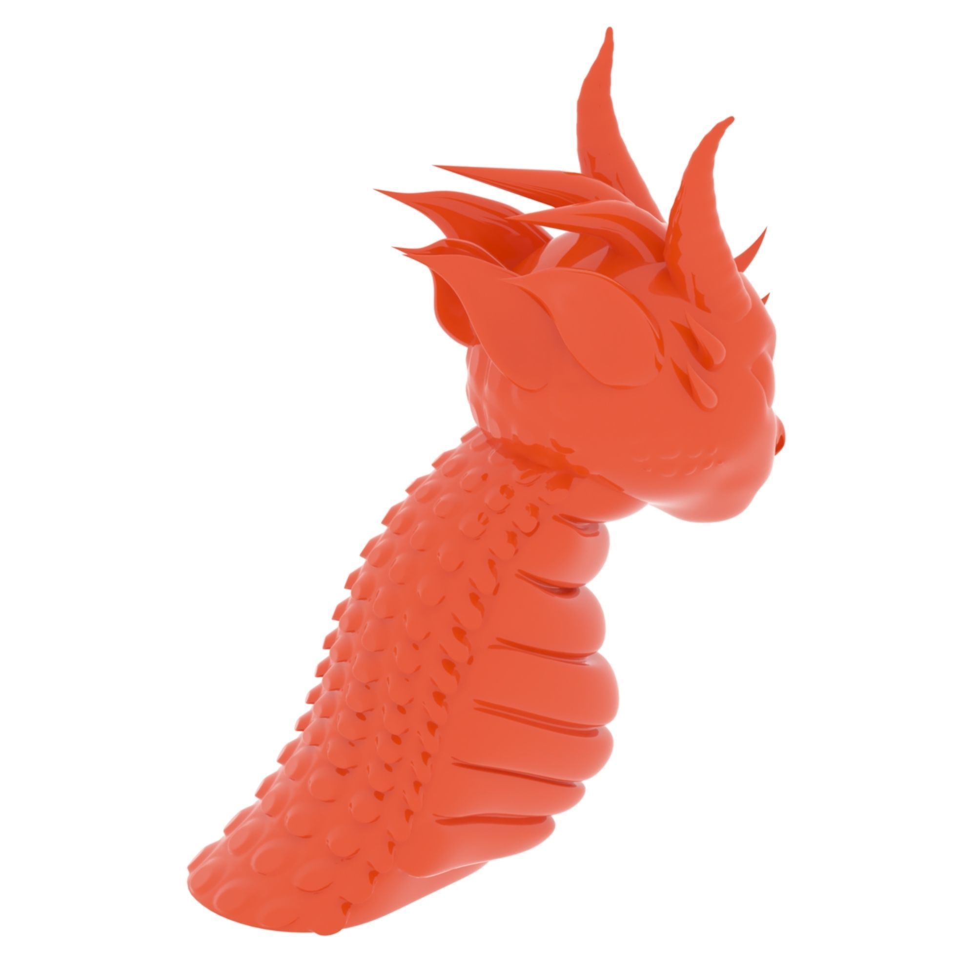 Dragon Head 3D print model_1