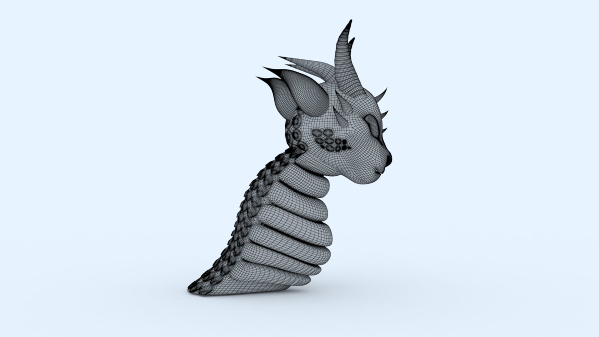 Dragon Head 3D print model_11