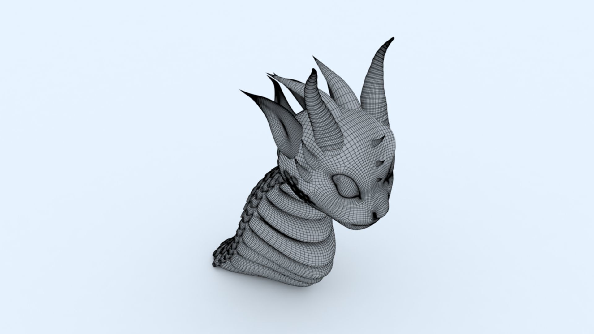 Dragon Head 3D print model_8