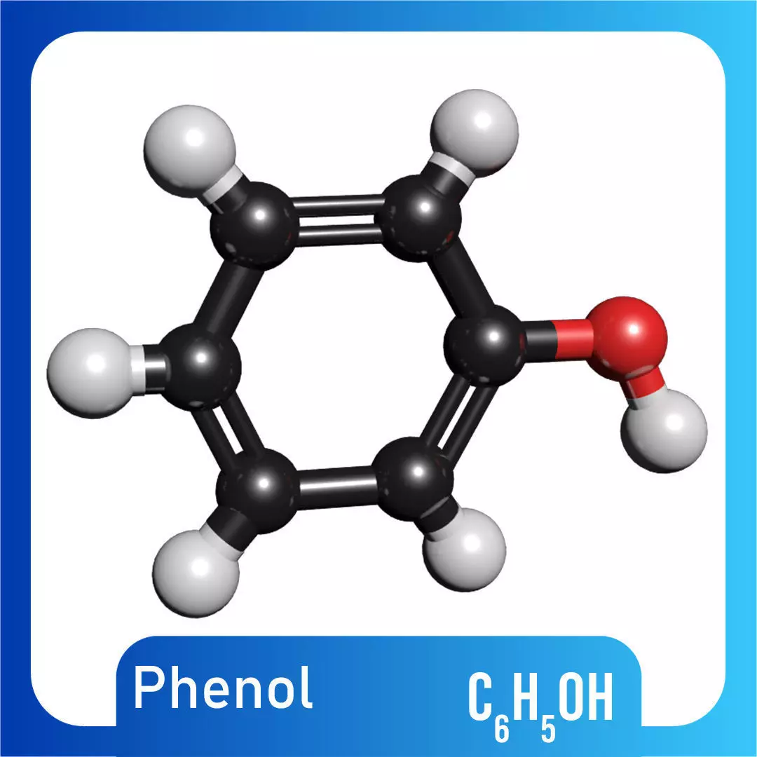 Phenol 3D Model C6H5OH 3D model_0