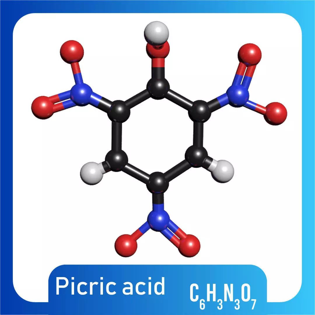 Picric acid 3D Model C16H32O2 3D model_0