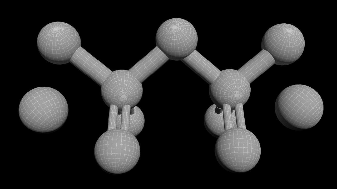 Potassium dichromate 3D Model K2Cr2O7 3D model_4