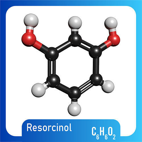 Resorcinol 3D Model C6H6O2 3D model