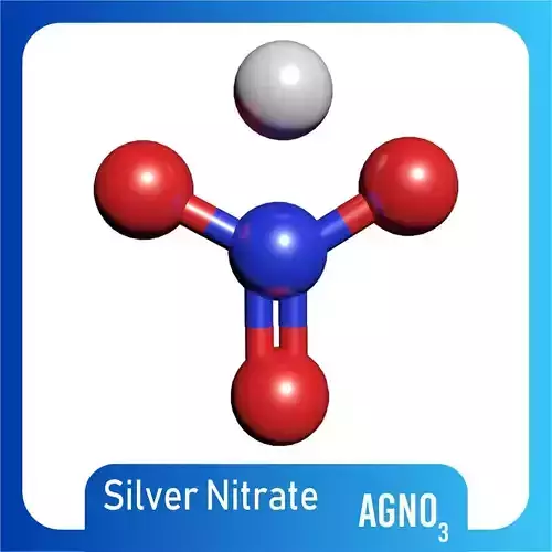 Silver Nitrate 3D Model AgNO3 Free 3D model