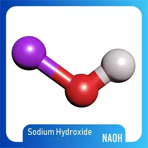 Sodium hydroxide 3D Model NaOH