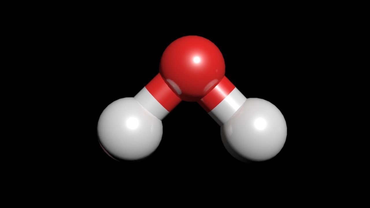 Water 3D Model H2O free 3D model | CGTrader