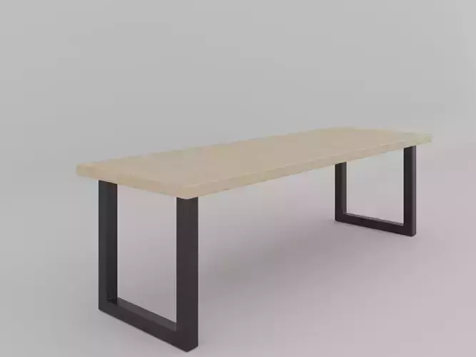 Bench 3d model exterior