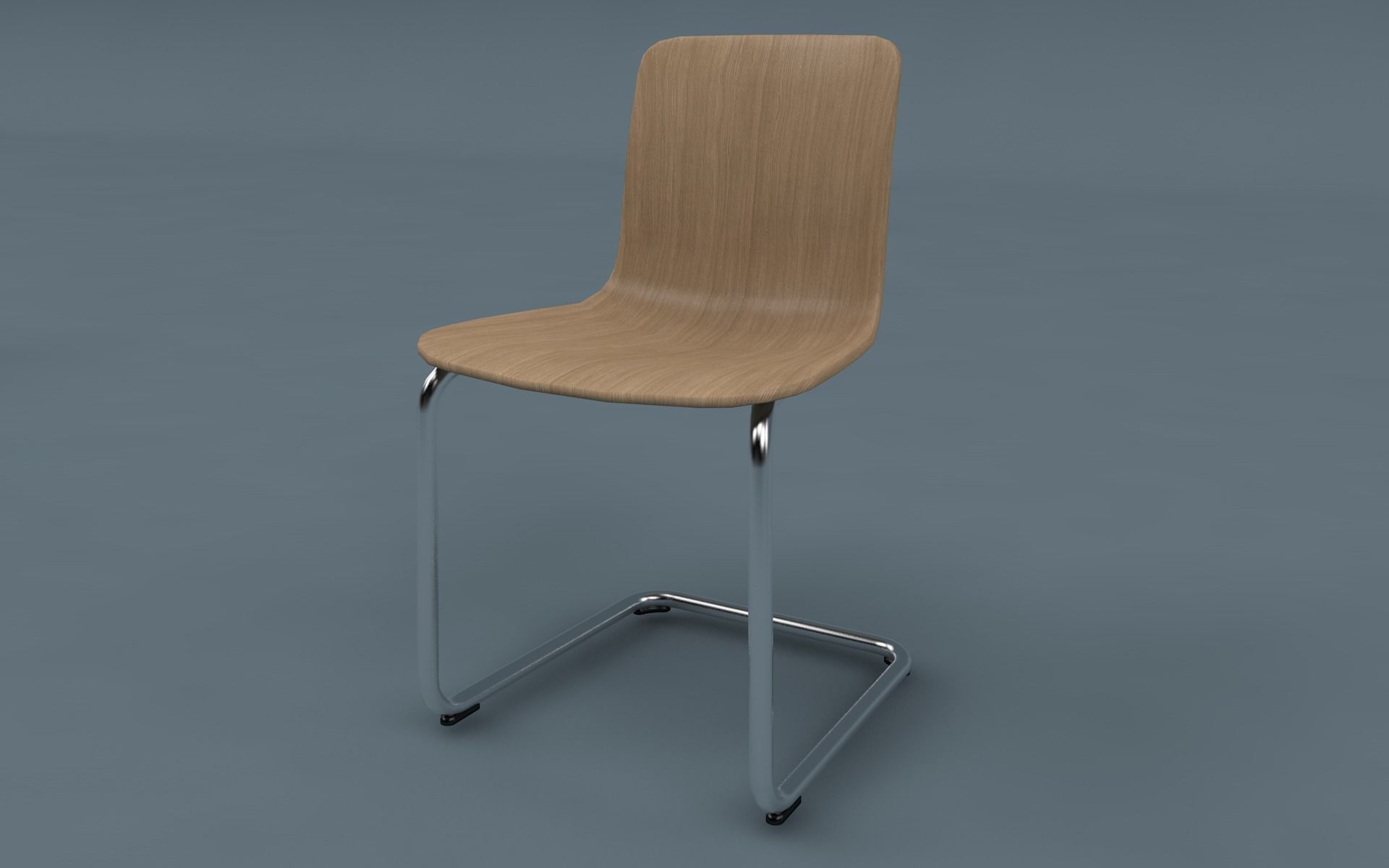 Low Poly  UV Mapped Chair Set Low-poly 3D model_6