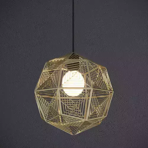 Modern elegant lamp 3D model