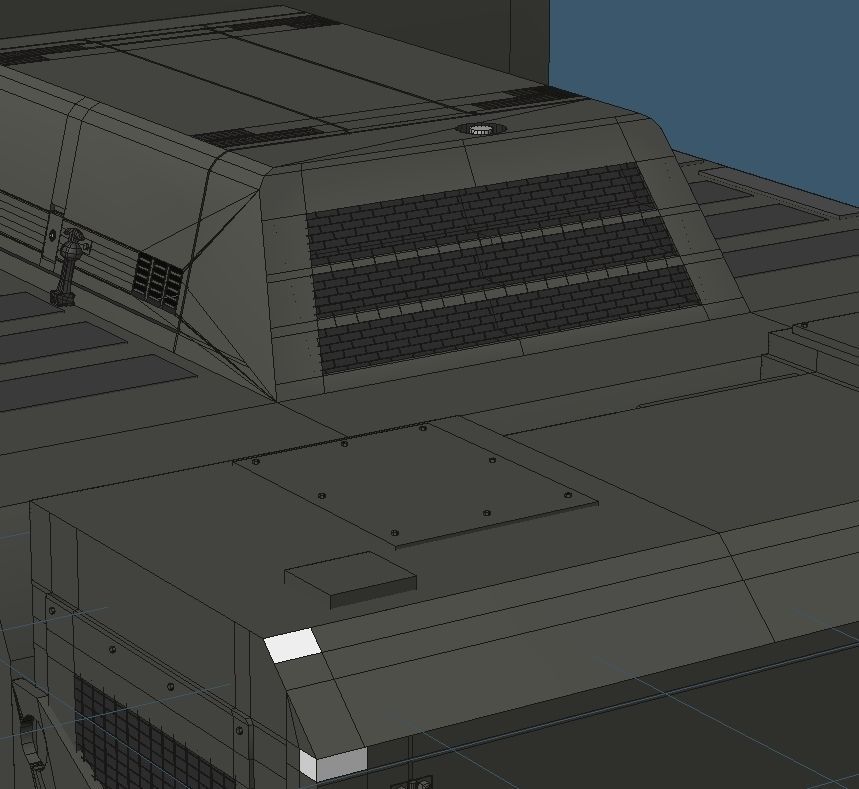 JASDF 20tons Towingcar and Towbar 3D model_6