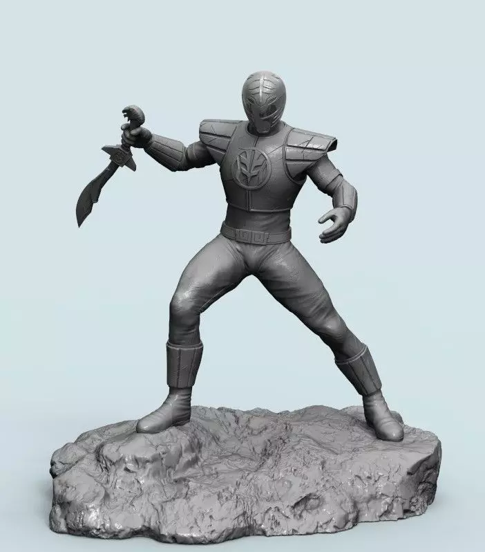 Power Ranger-White Ranger 3D print model_0