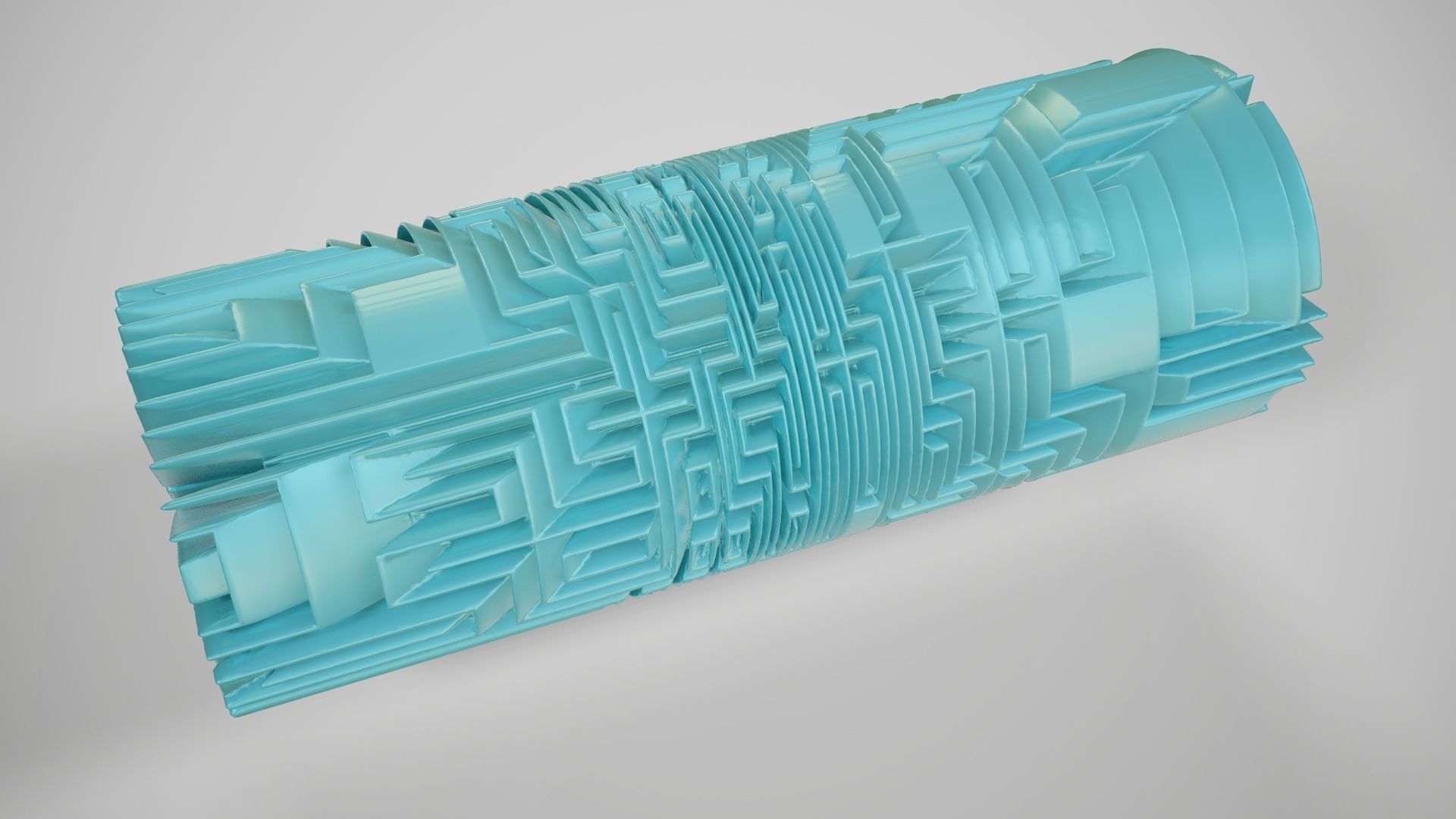 Maze Tube Abstract Item 3D model_3