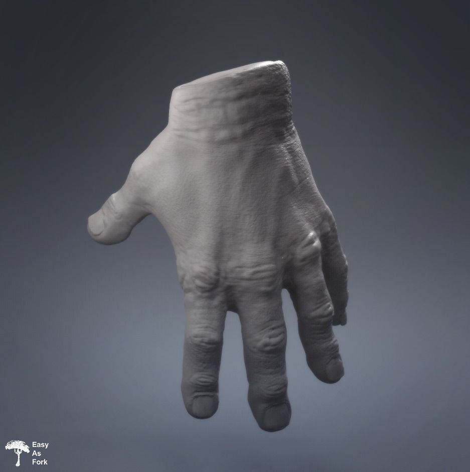 STRONG HAND - Sculpt 3D model_2