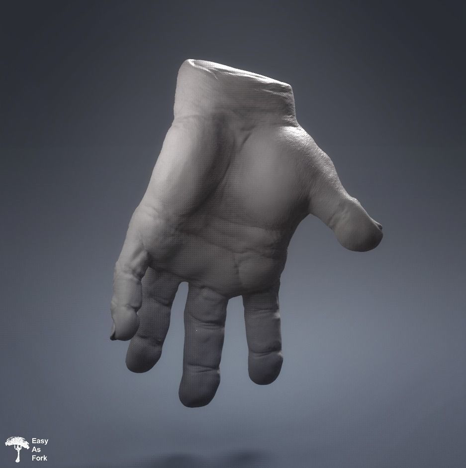 STRONG HAND - Sculpt 3D model_1