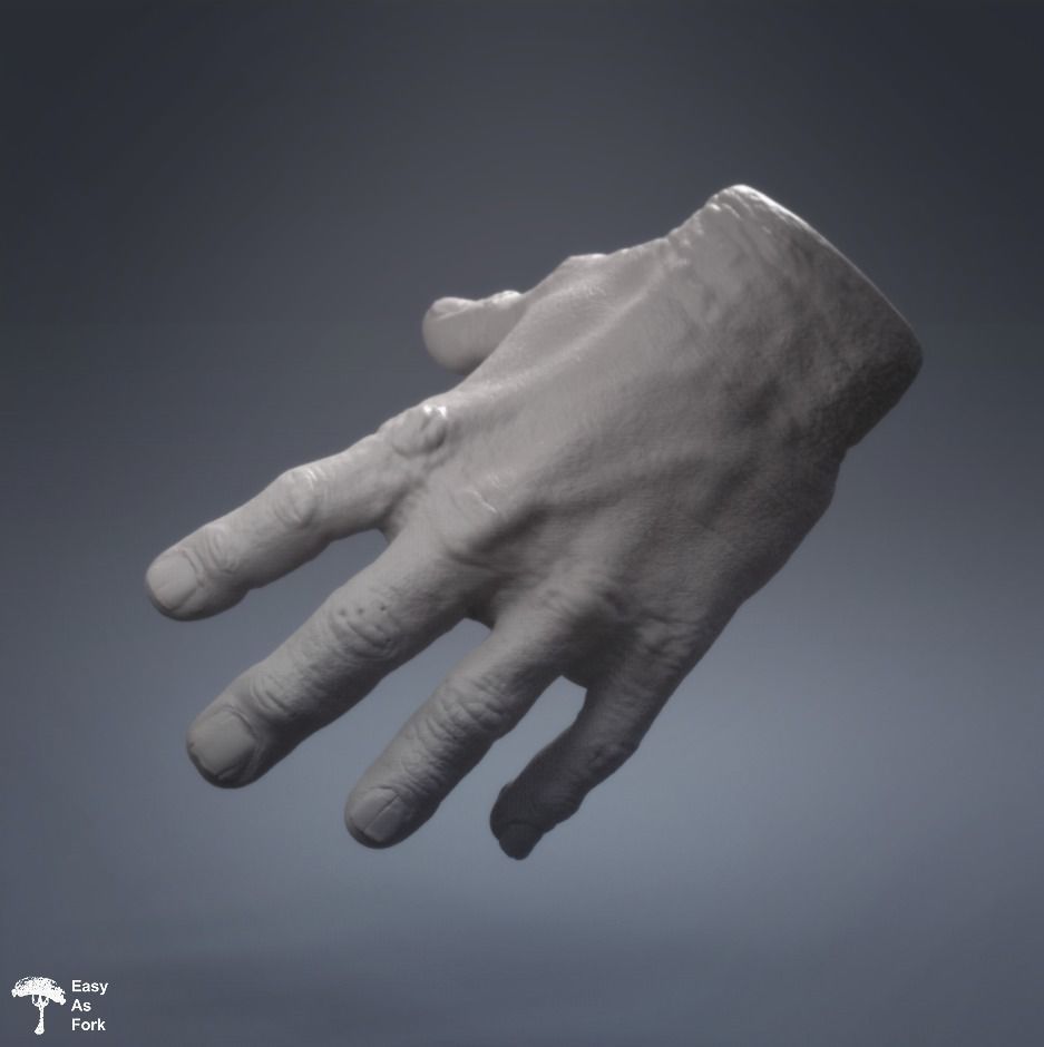 STRONG HAND - Sculpt 3D model_3