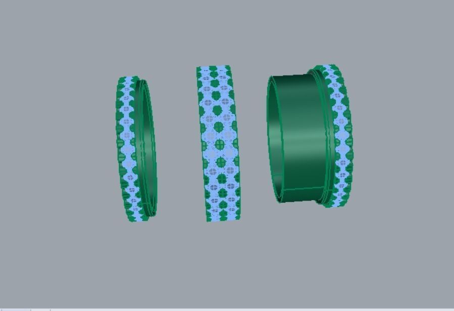 Ring Diamond Rotation 3D print model_1