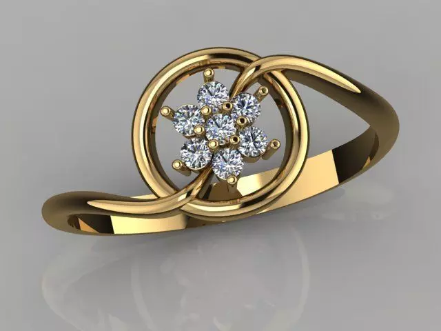 Light weight ring 005 3D print model