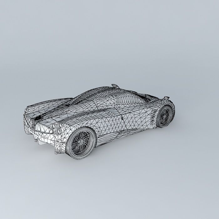 Pagani Huayra 2012 Free 3D model_4