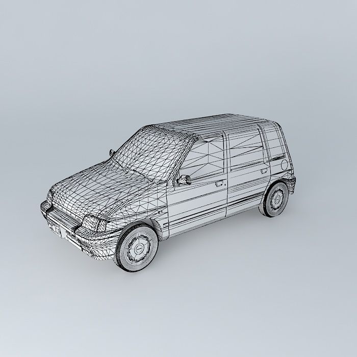 Daewoo Tico SX 1998 Free 3D model_3
