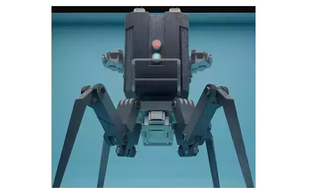 Concept bot  Free low-poly 3D model