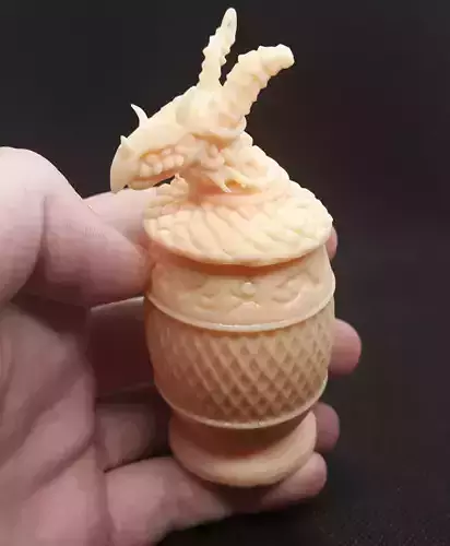 Dragon urn 3d print