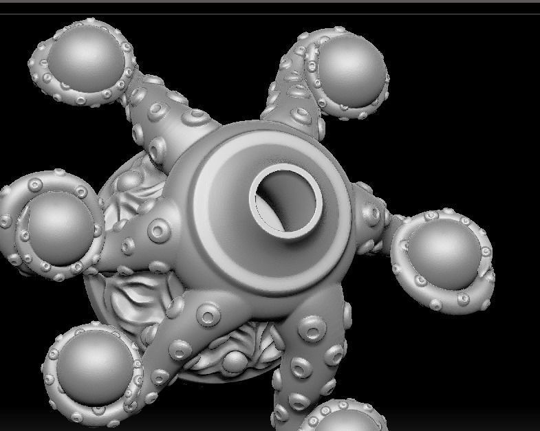 Octopus Vase 3d print Free 3D print model_13