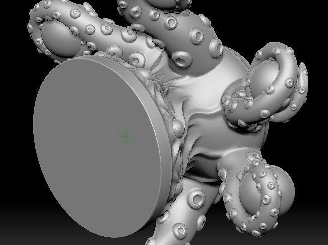 Octopus Vase 3d print Free 3D print model_14