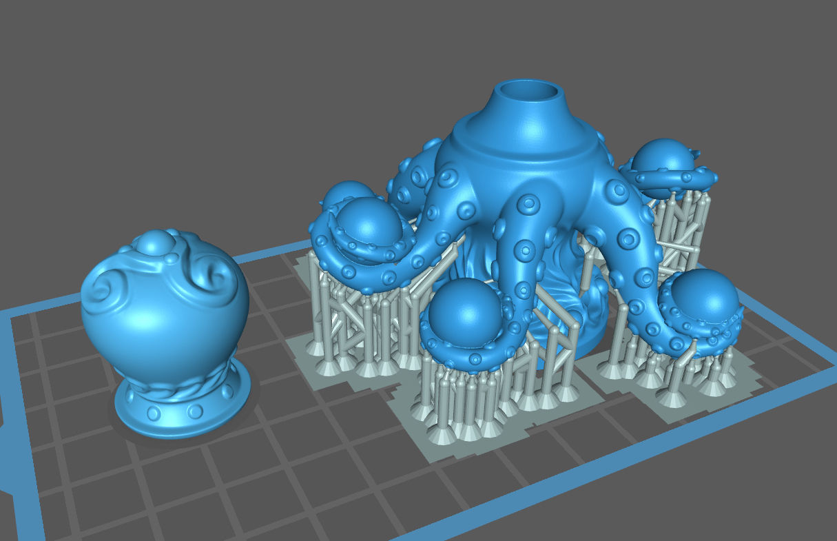 Octopus Vase 3d print Free 3D print model_3