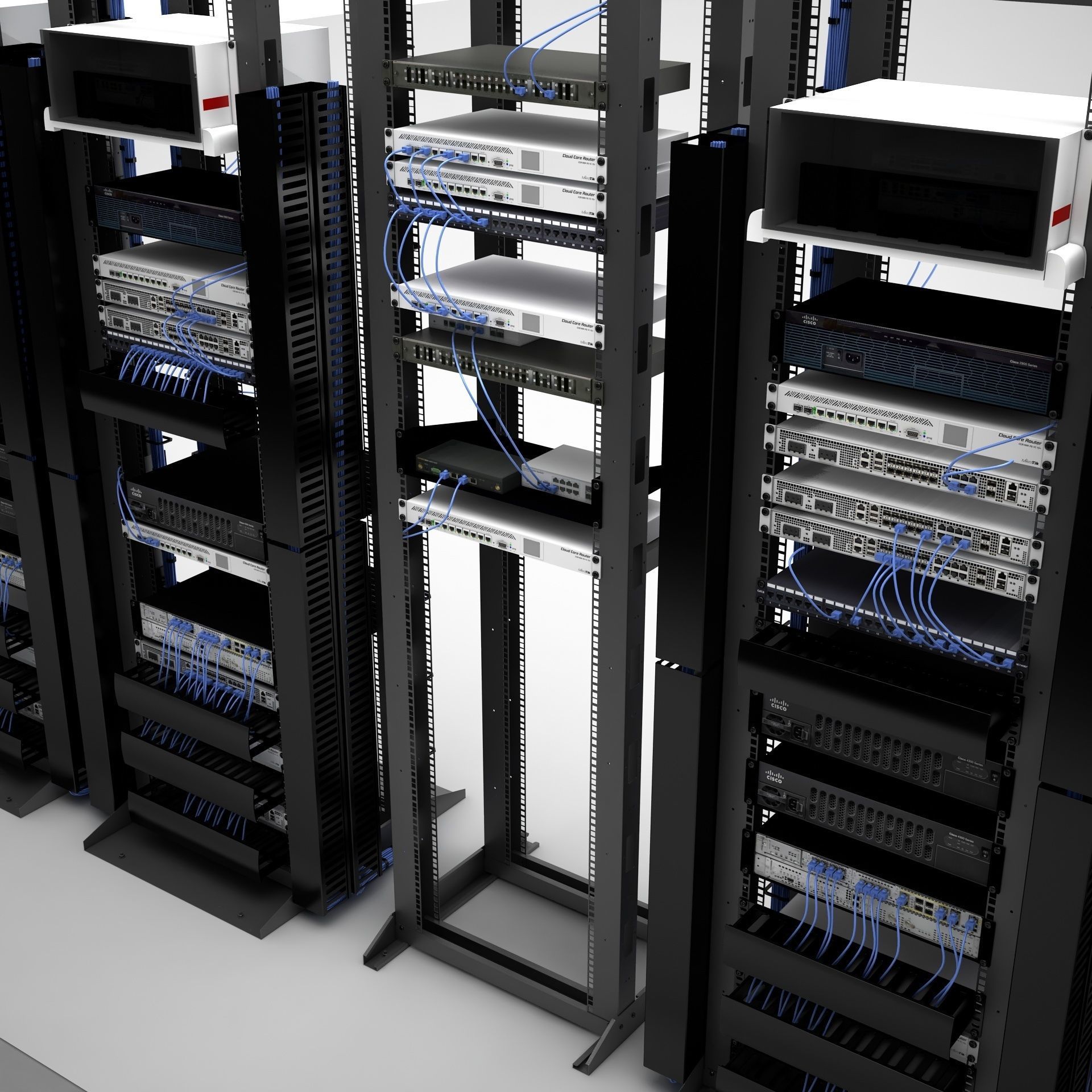  Server Room HD 3D model_3