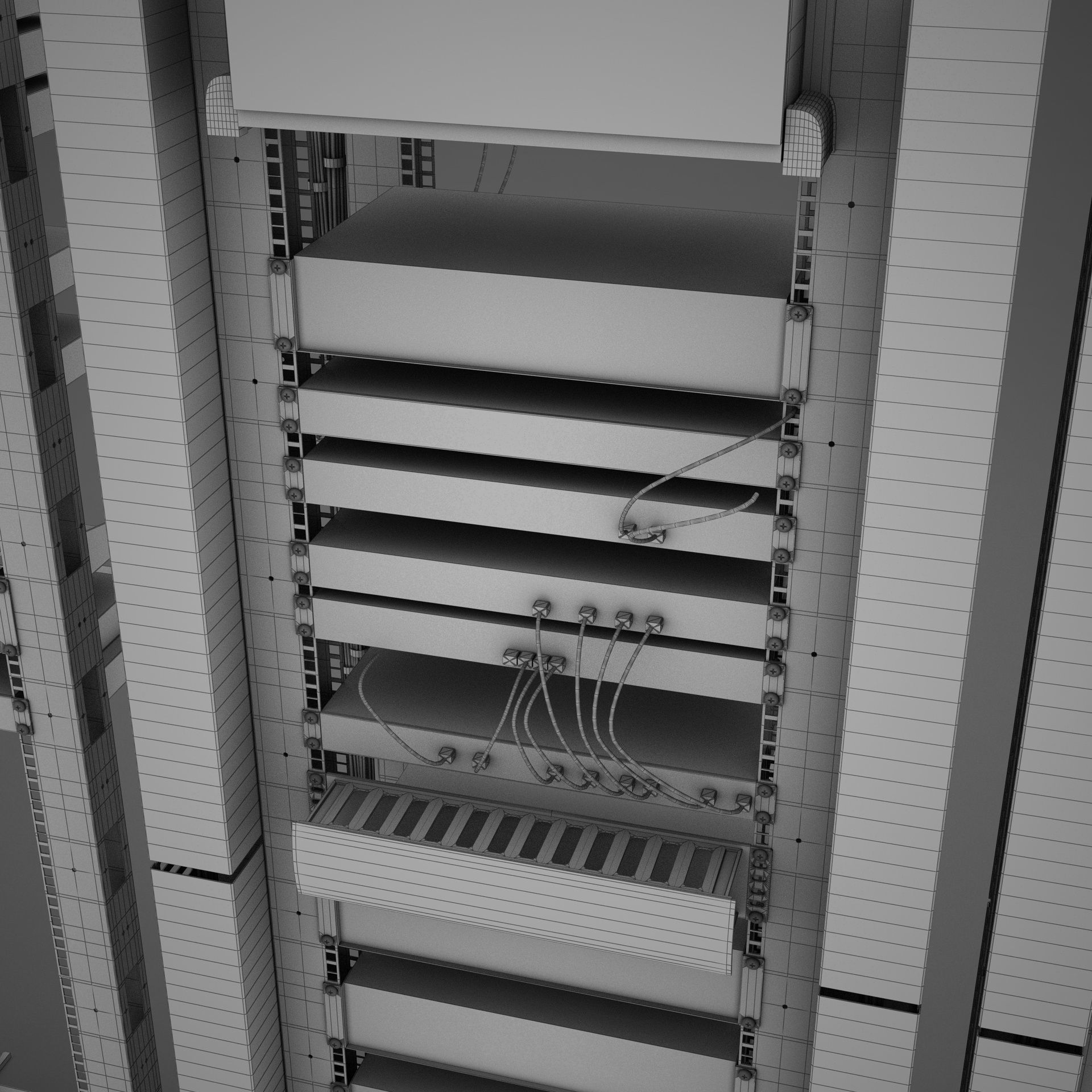  Server Room HD 3D model_20