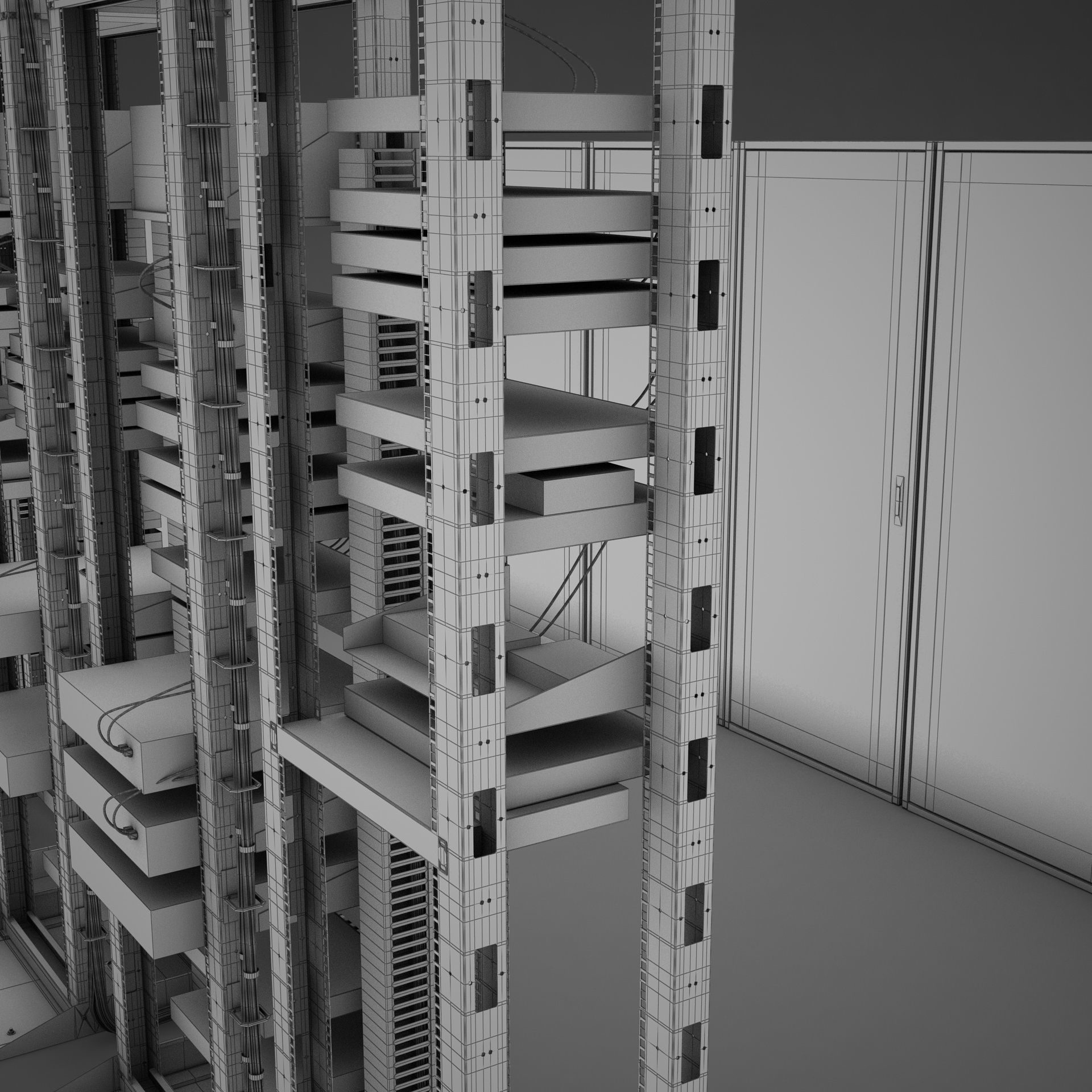  Server Room HD 3D model_22