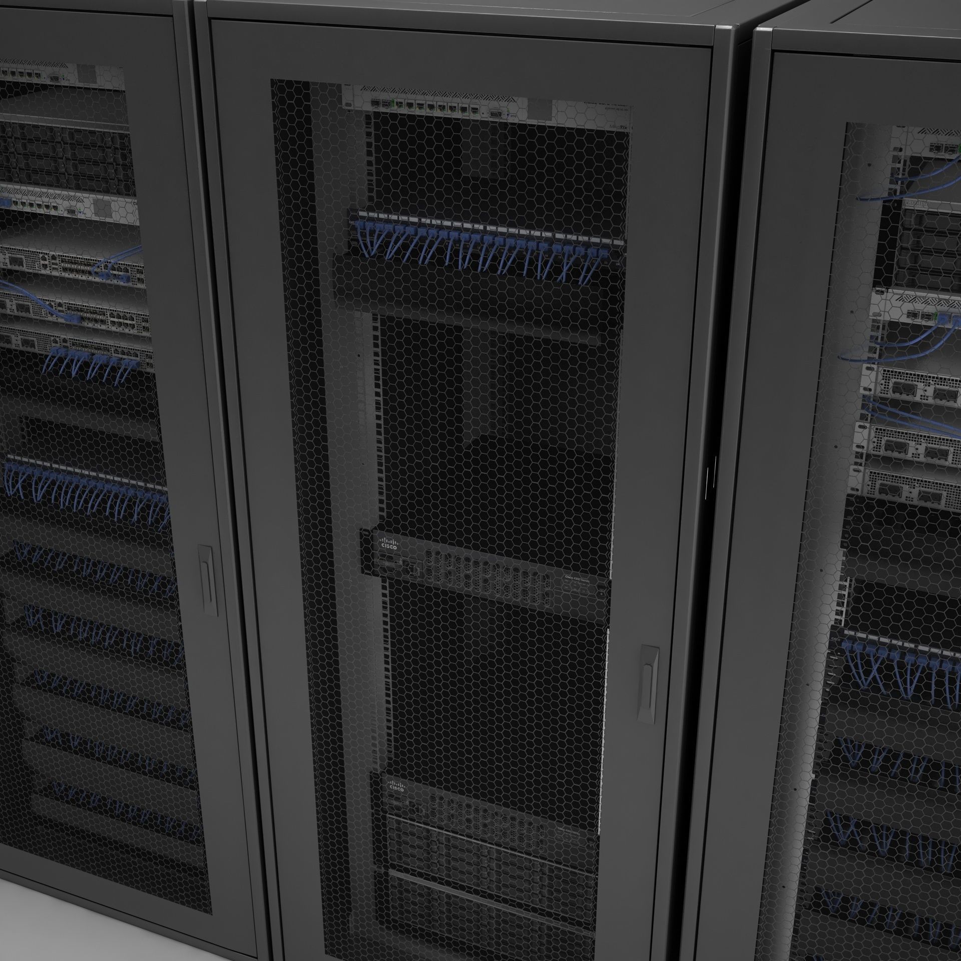  Server Room HD 3D model_7