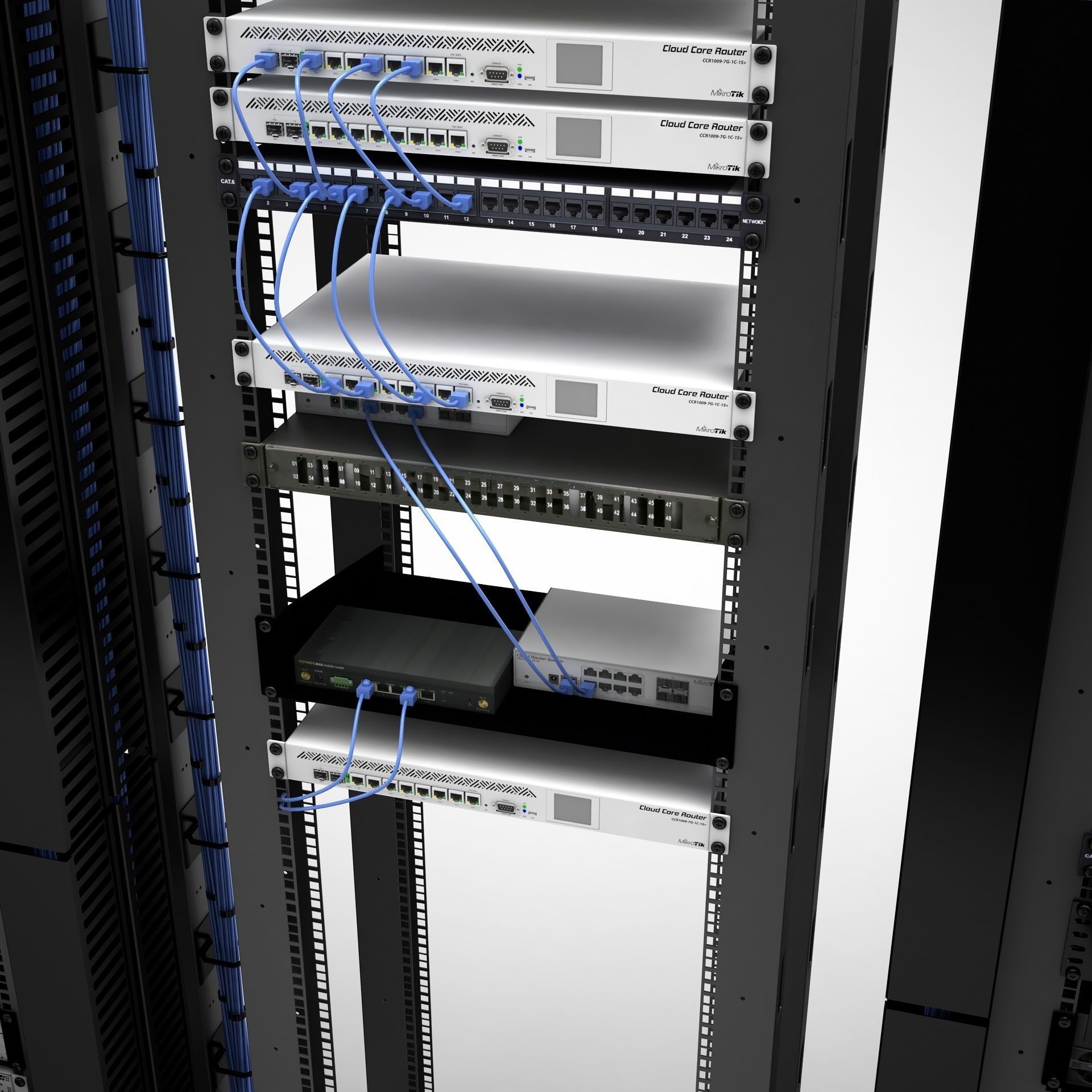  Server Room HD 3D model_5