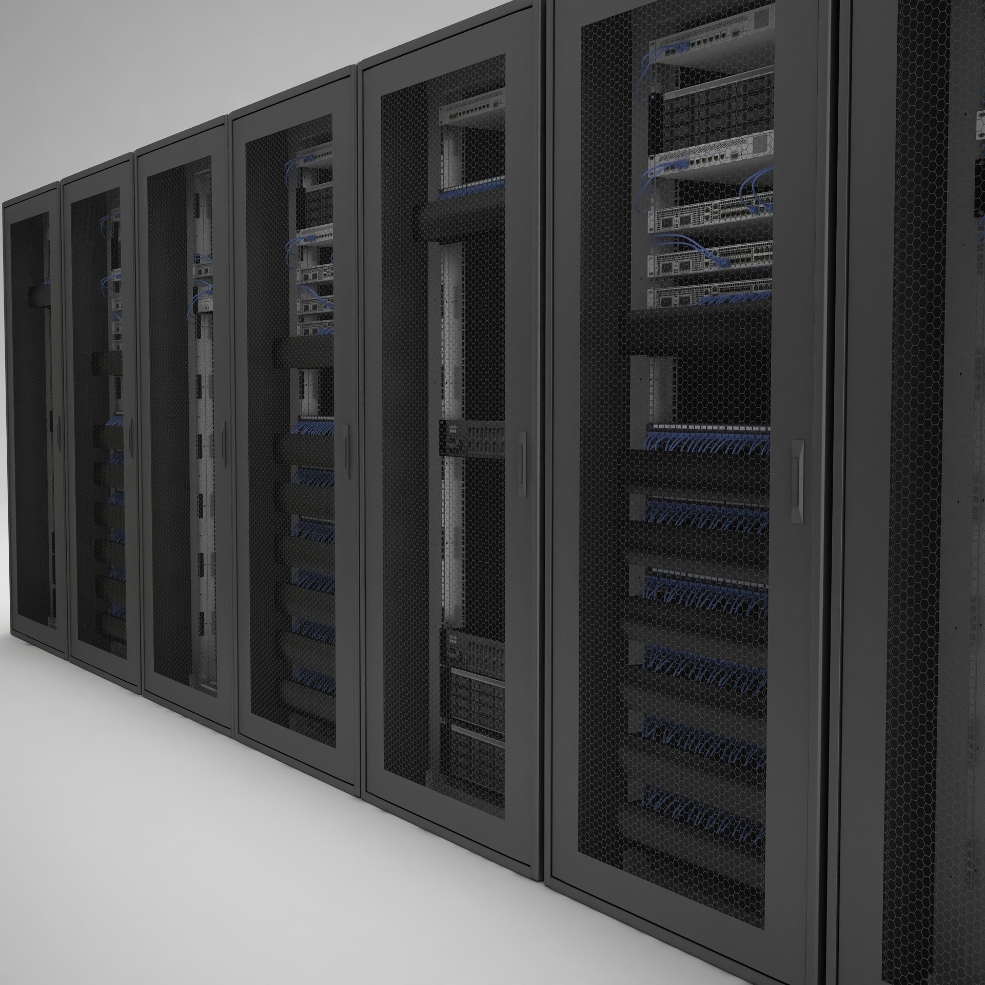  Server Room HD 3D model_9