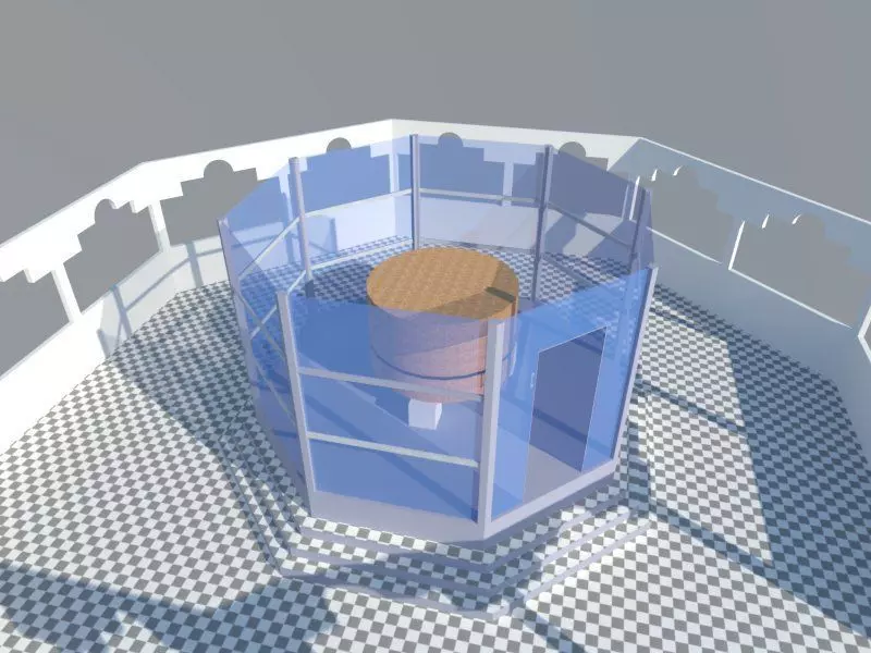 gong nekara building 3D model_0