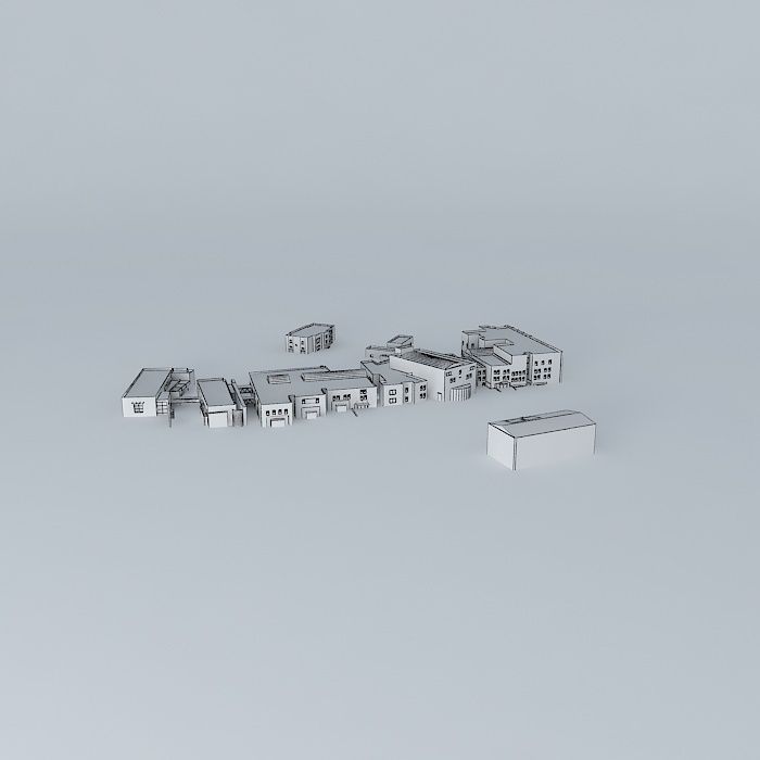 Princess Sumaya University for Technology 3D model_4