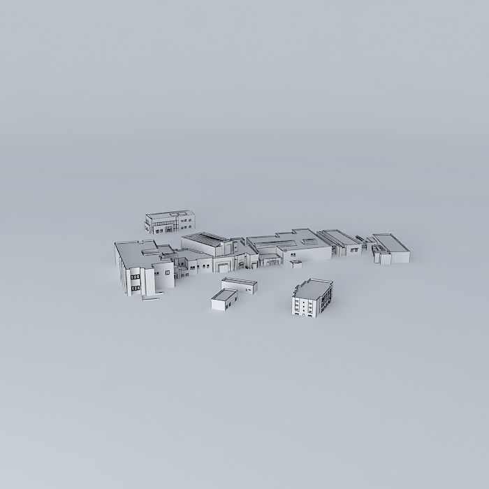 Princess Sumaya University for Technology 3D model_3