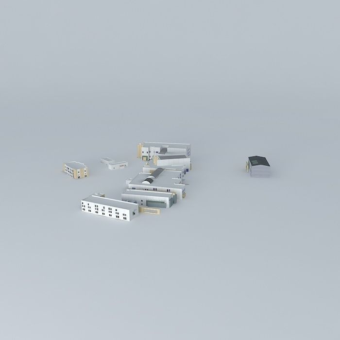 Princess Sumaya University for Technology 3D model_2