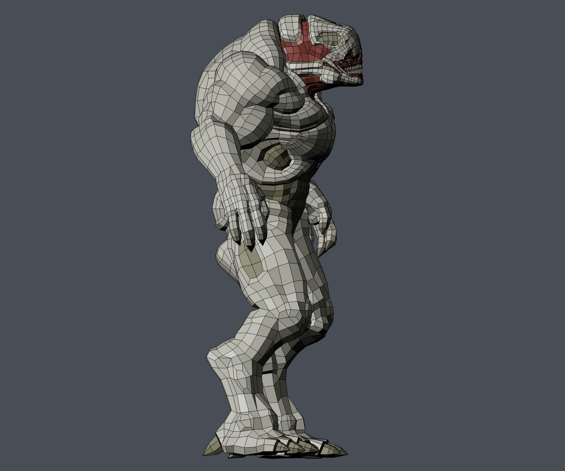 HellKnight Free FanArt 3dModel Free low-poly 3D model_3