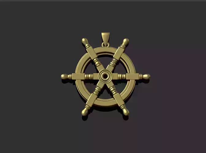 Rudder pendant 3D print model