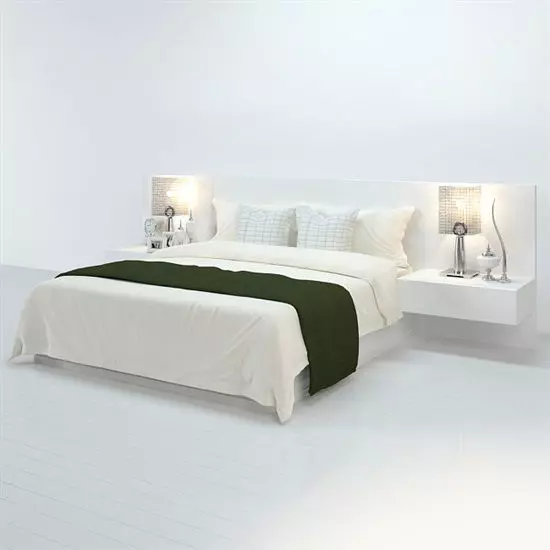 modern bed Free 3D model