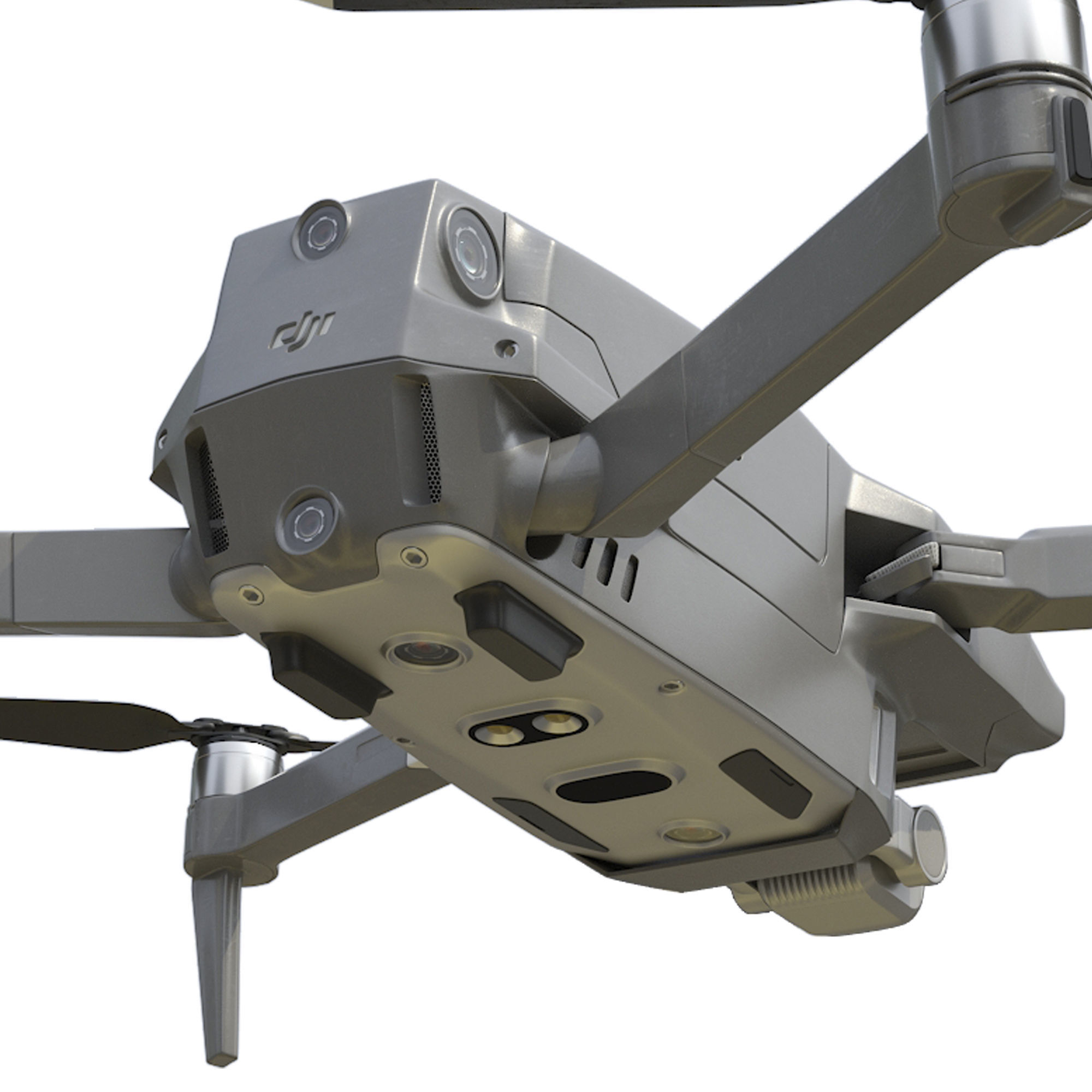 DJI Mavic PRO 2 and Smart Controller 3D model_4