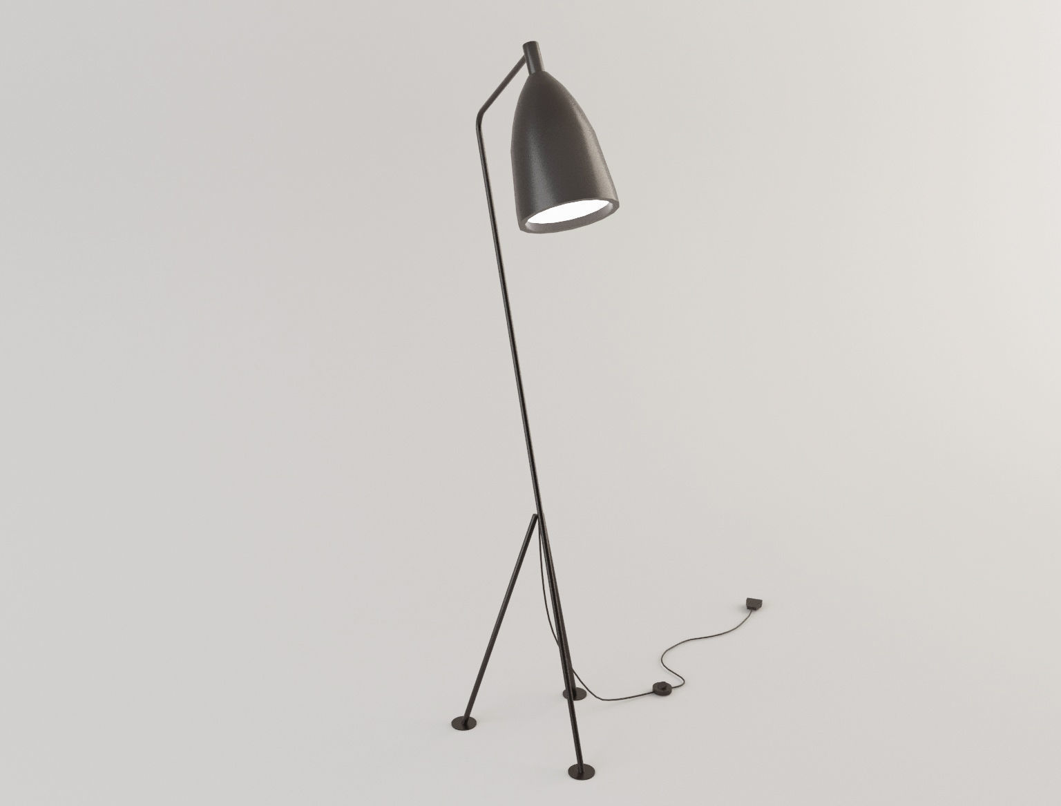 Floor Lamp 1 Lowpoly Low-poly 3D model_5