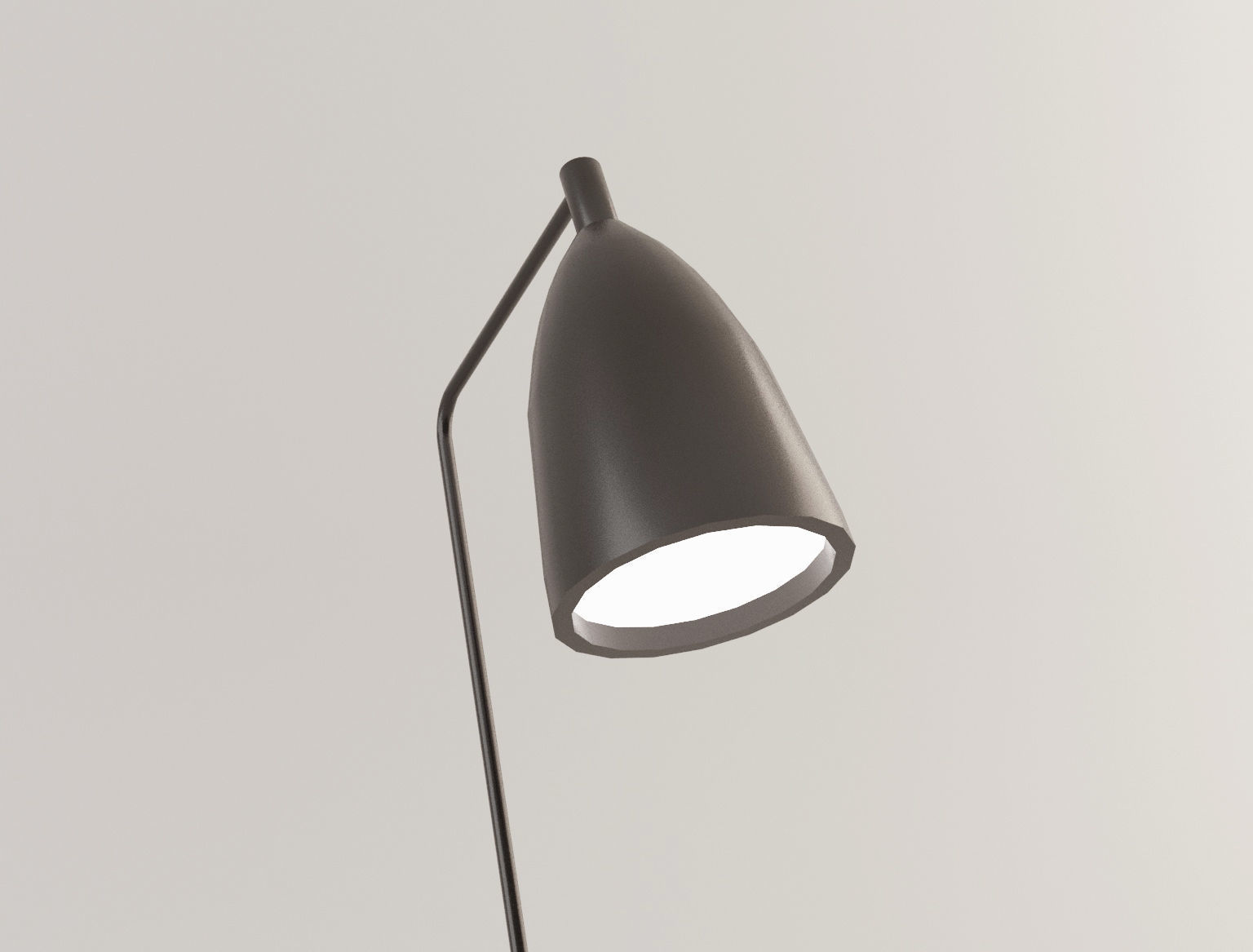 Floor Lamp 1 Lowpoly Low-poly 3D model_4