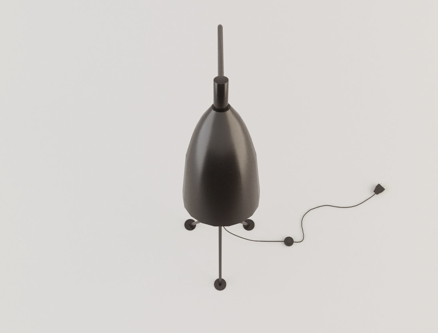 Floor Lamp 1 Lowpoly Low-poly 3D model_3