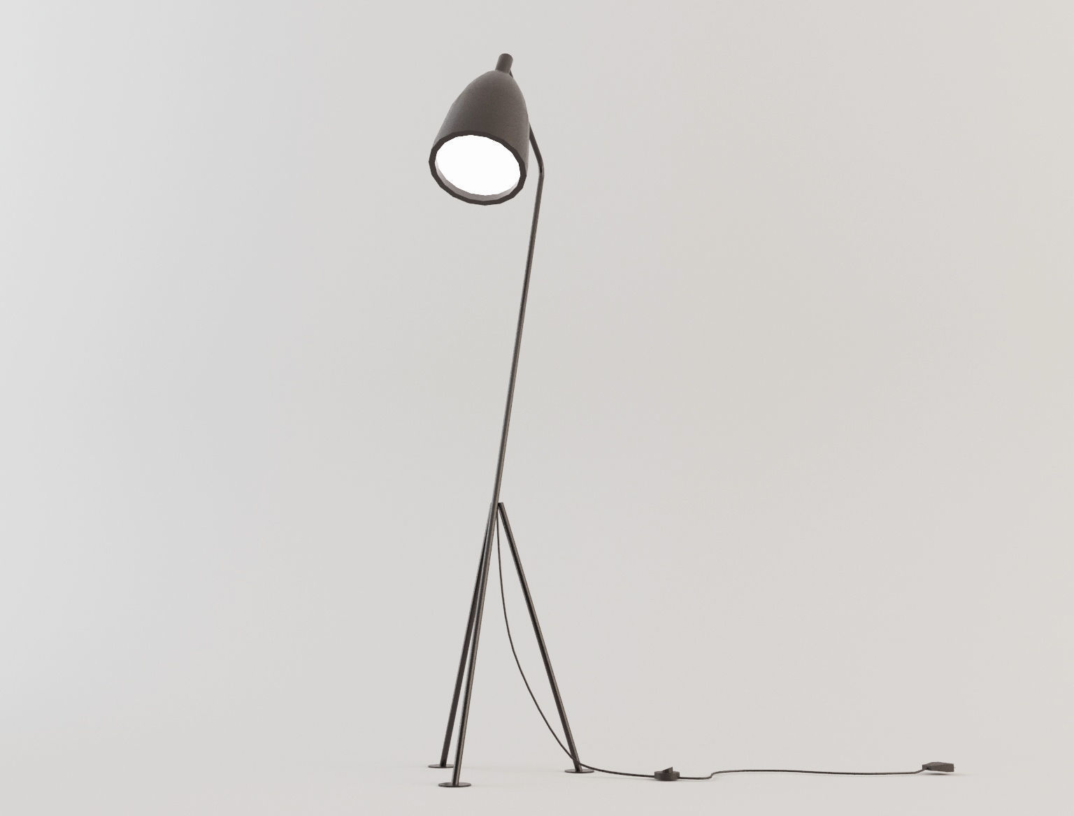 Floor Lamp 1 Lowpoly Low-poly 3D model_1