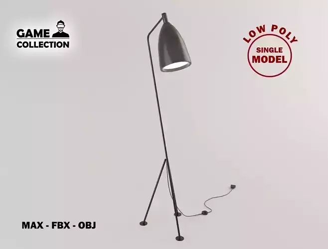 Floor Lamp 1 Lowpoly