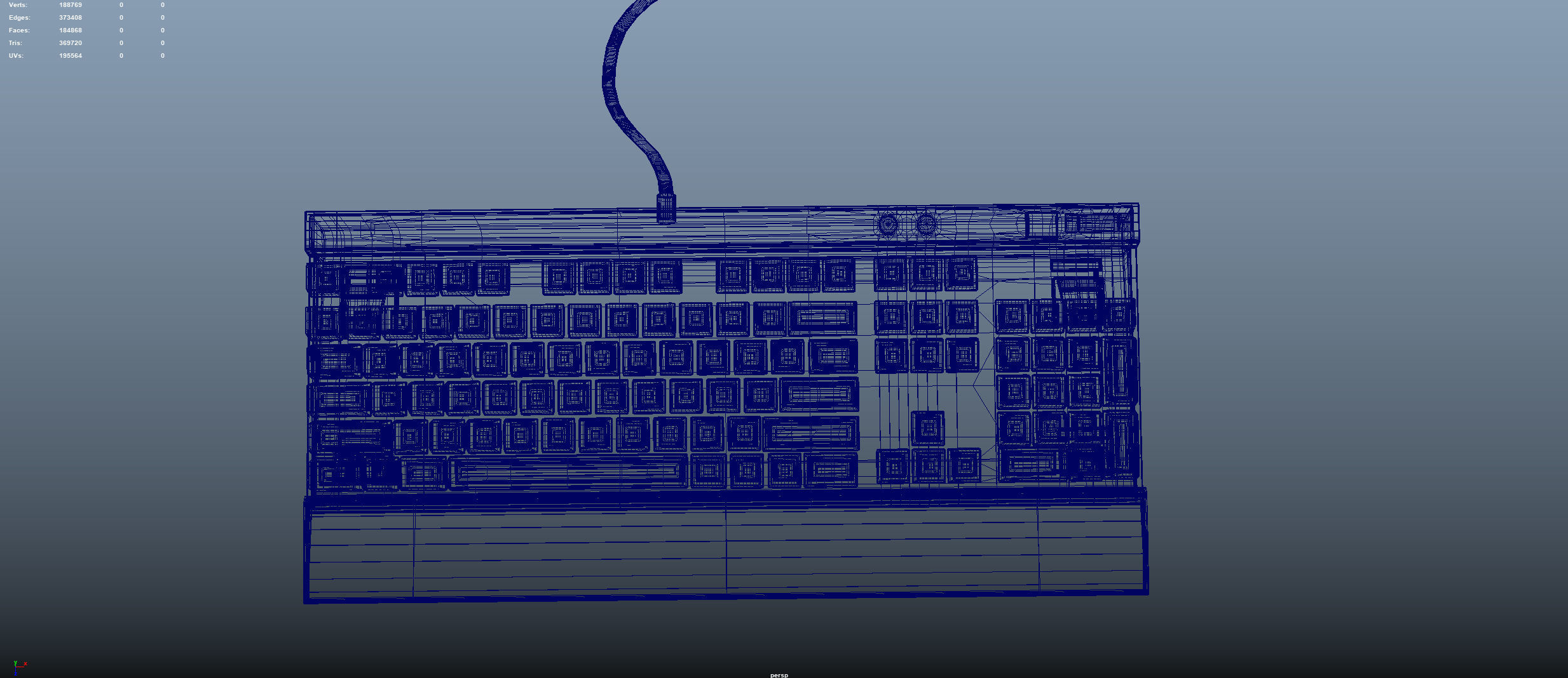 Keyboard  3D model_6