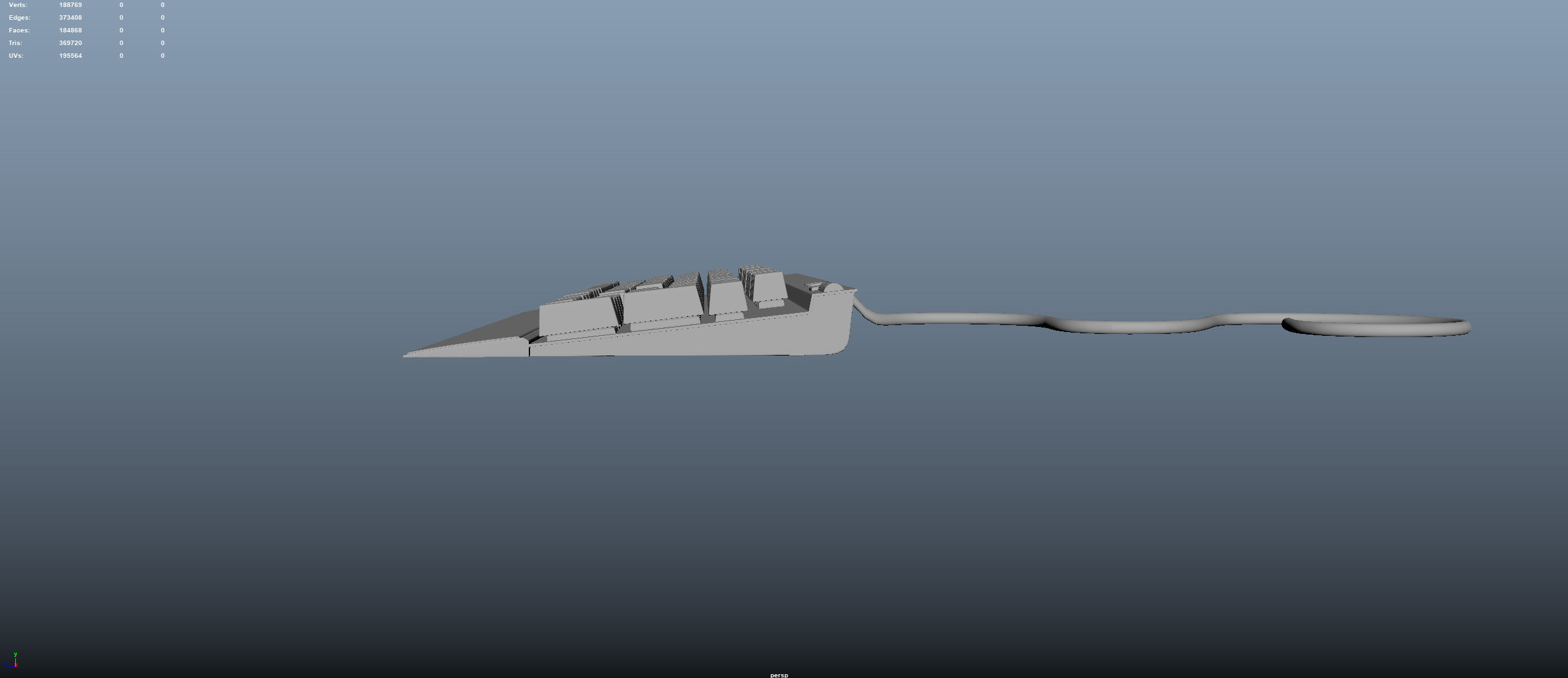 Keyboard  3D model_5